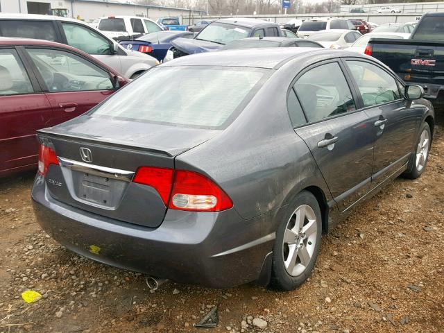 2HGFA16629H352550 - 2009 HONDA CIVIC GRAY photo 4