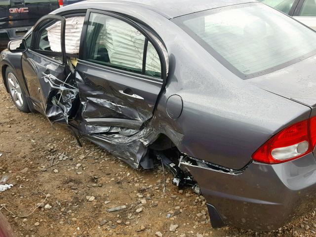 2HGFA16629H352550 - 2009 HONDA CIVIC GRAY photo 9