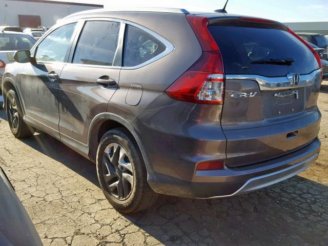 2HKRM3H76GH516245 - 2016 HONDA CR-V EXL CHARCOAL photo 3