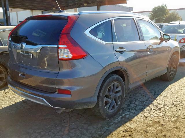 2HKRM3H76GH516245 - 2016 HONDA CR-V EXL CHARCOAL photo 4