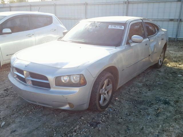 2B3CA3CV3AH277520 - 2010 DODGE CHARGER SX SILVER photo 2