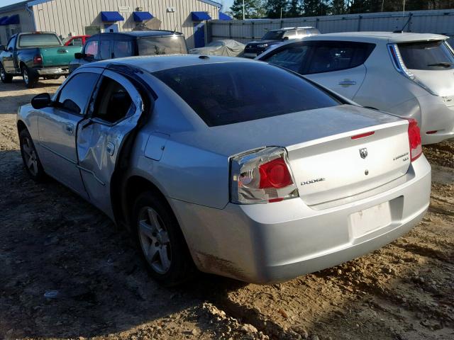 2B3CA3CV3AH277520 - 2010 DODGE CHARGER SX SILVER photo 3