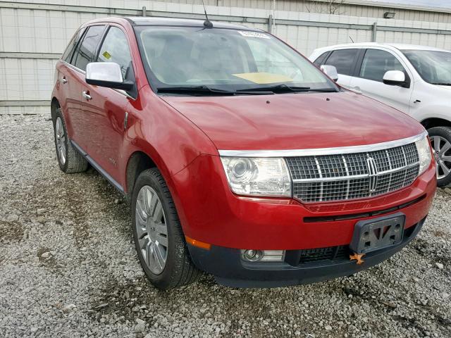 2LMDJ8JC6ABJ25932 - 2010 LINCOLN MKX RED photo 1