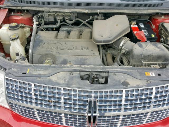 2LMDJ8JC6ABJ25932 - 2010 LINCOLN MKX RED photo 7