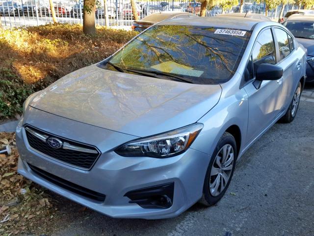 4S3GKAA69J3618404 - 2018 SUBARU IMPREZA SILVER photo 2