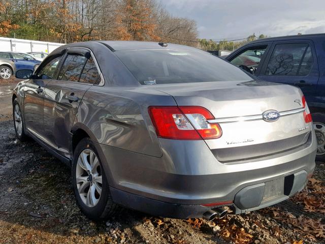 1FAHP2HW0BG153173 - 2011 FORD TAURUS SEL GRAY photo 3