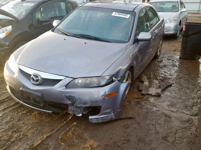 1YVHP80D165M21490 - 2006 MAZDA 6 S GRAY photo 2