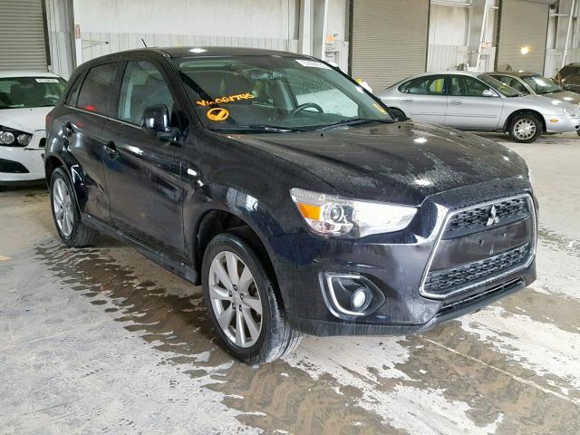 4A4AR4AU4EE021746 - 2014 MITSUBISHI OUTLANDER BLACK photo 1