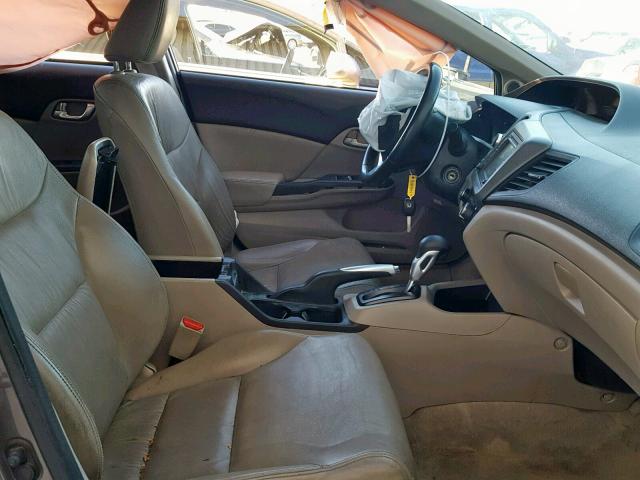 2HGFB2F93CH539171 - 2012 HONDA CIVIC EXL SILVER photo 5