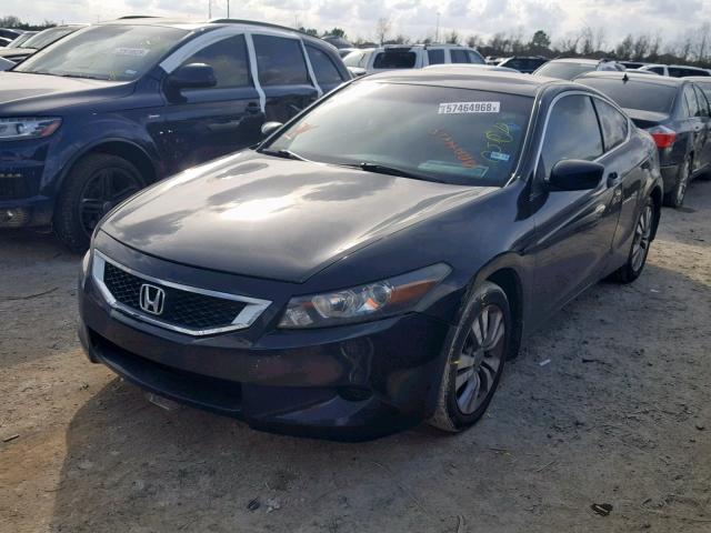 1HGCS12318A025226 - 2008 HONDA ACCORD LX- BLACK photo 2