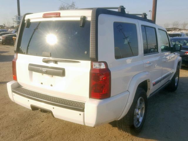 1J4RH4GK2AC137434 - 2010 JEEP COMMANDER WHITE photo 4