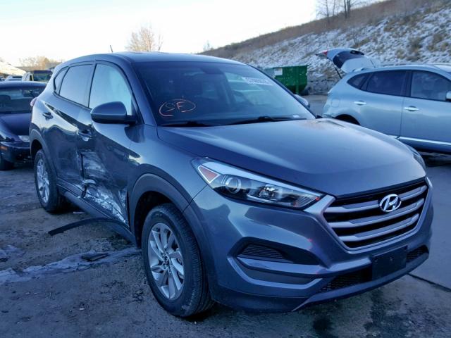 KM8J2CA40JU605837 - 2018 HYUNDAI TUCSON SE GRAY photo 1