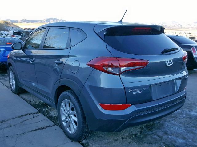 KM8J2CA40JU605837 - 2018 HYUNDAI TUCSON SE GRAY photo 3