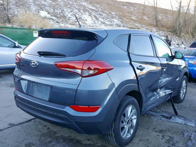 KM8J2CA40JU605837 - 2018 HYUNDAI TUCSON SE GRAY photo 4