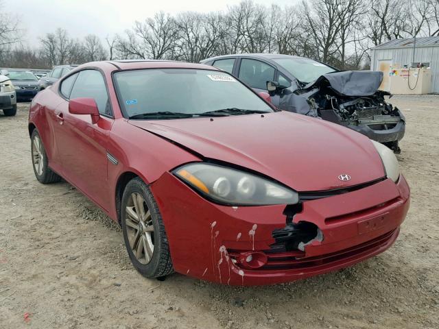 KMHHM66D88U279895 - 2008 HYUNDAI TIBURON GS RED photo 1