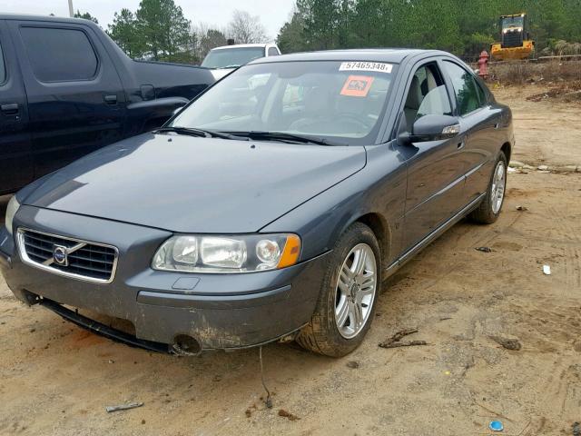 YV1RS592572610178 - 2007 VOLVO S60 2.5T BLUE photo 2