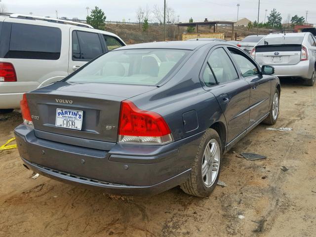 YV1RS592572610178 - 2007 VOLVO S60 2.5T BLUE photo 4