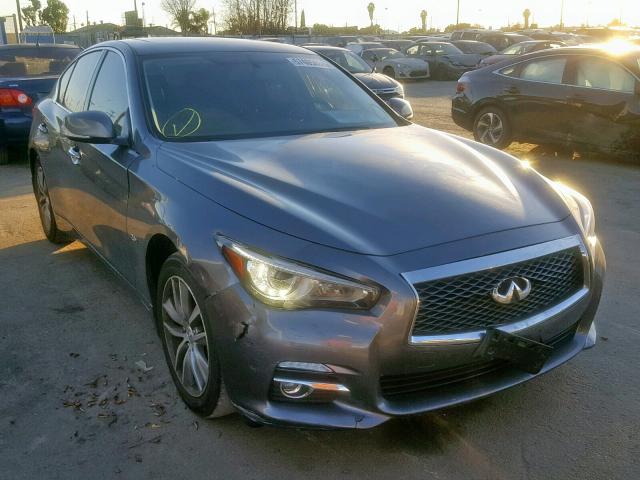 JN1CV7AP3GM203165 - 2016 INFINITI Q50 BASE GRAY photo 1