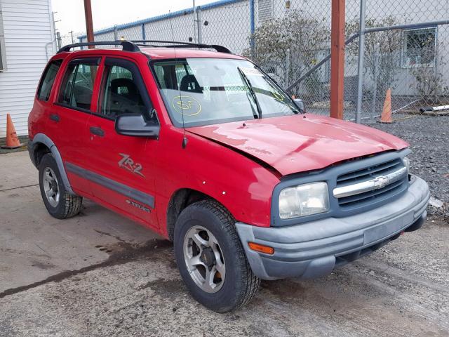 2CNBJ734226933224 - 2002 CHEVROLET TRACKER ZR RED photo 1