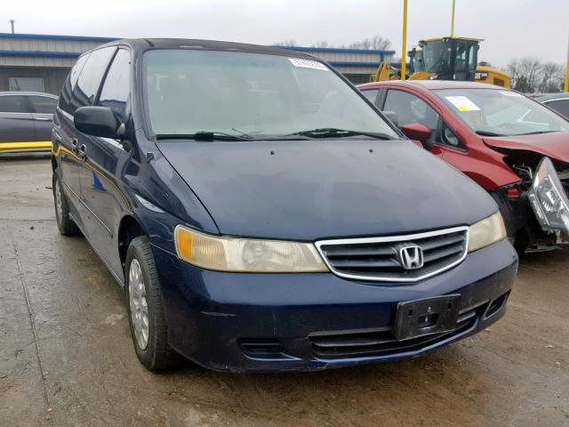 5FNRL185X3B049572 - 2003 HONDA ODYSSEY LX BLUE photo 1