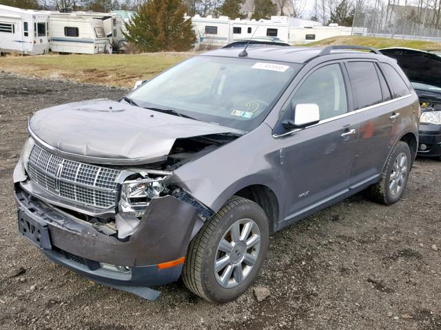 2LMDU68C19BJ06654 - 2009 LINCOLN MKX GRAY photo 2