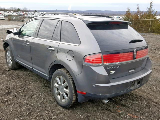 2LMDU68C19BJ06654 - 2009 LINCOLN MKX GRAY photo 3