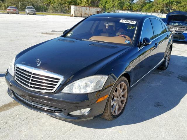 WDDNG71XX8A178936 - 2008 MERCEDES-BENZ S 550 BLACK photo 2