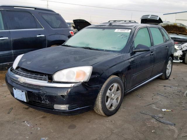 1G1ZU64845F152648 - 2005 CHEVROLET MALIBU MAX შავი ფოტო 2