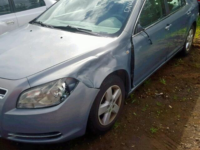 1G1ZG57B484294300 - 2008 CHEVROLET MALIBU LS Mavi foto 10