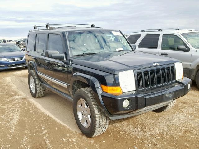1J8HG58276C365146 - 2006 JEEP COMMANDER BLACK photo 1