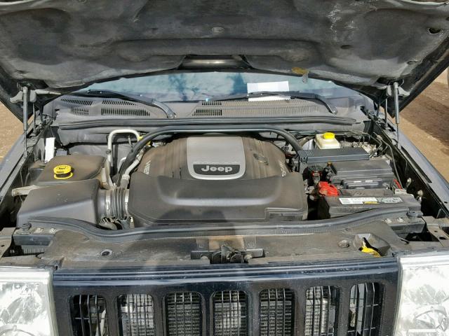 1J8HG58276C365146 - 2006 JEEP COMMANDER BLACK photo 7