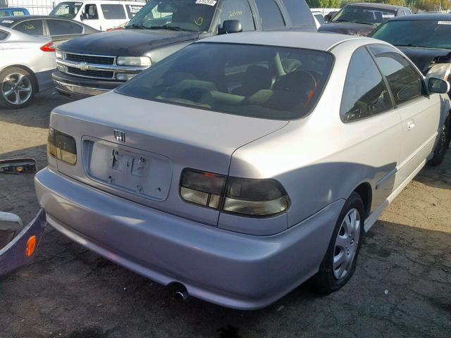 1HGEJ6223XL077265 - 1999 HONDA CIVIC DX SILVER photo 4