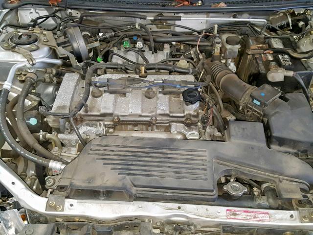 JM1BJ225821596935 - 2002 MAZDA PROTEGE DX SILVER photo 7