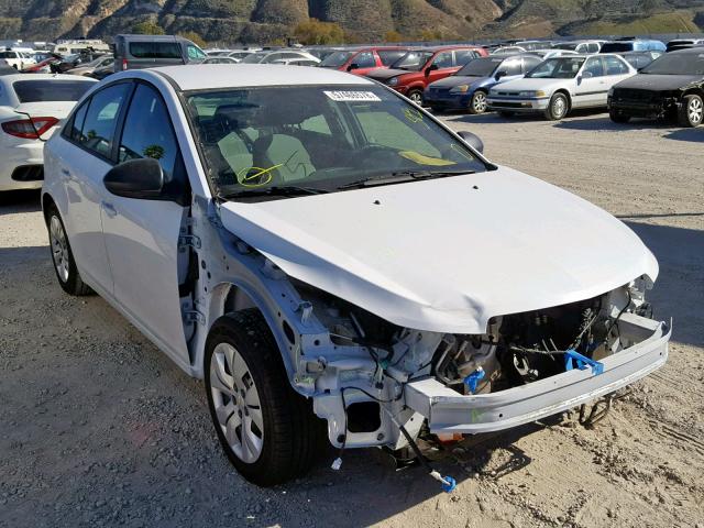 1G1PA5SGXE7183725 - 2014 CHEVROLET CRUZE LS WHITE photo 1