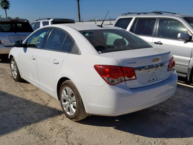 1G1PA5SGXE7183725 - 2014 CHEVROLET CRUZE LS WHITE photo 3