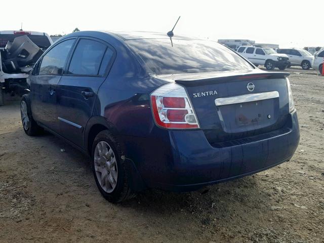 3N1AB6AP5BL691838 - 2011 NISSAN SENTRA 2.0 BLUE photo 3