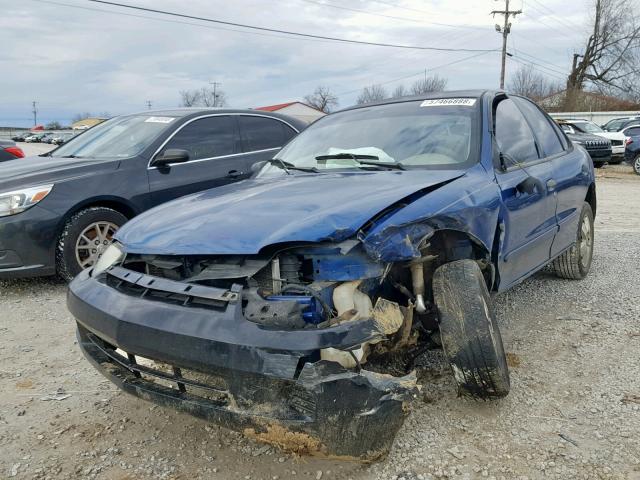 1G1JF52FX47315850 - 2004 CHEVROLET CAVALIER L BLUE photo 2