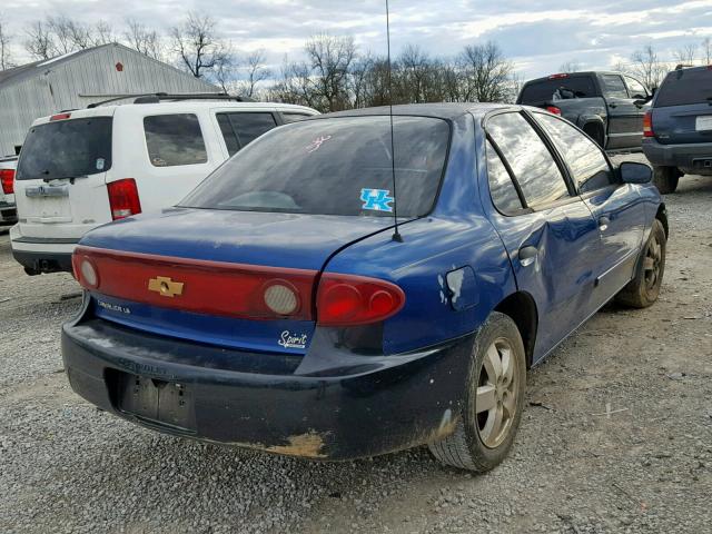 1G1JF52FX47315850 - 2004 CHEVROLET CAVALIER L BLUE photo 4