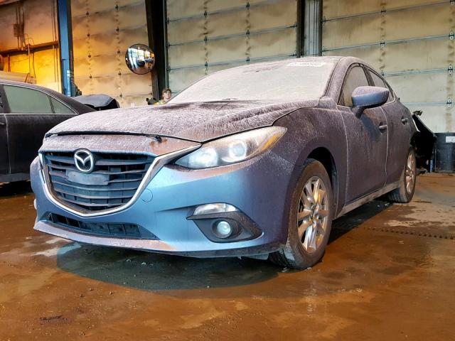 JM1BM1V70F1267831 - 2015 MAZDA 3 TOURING GRAY photo 2