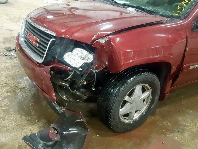 1GKET16S036109463 - 2003 GMC ENVOY XL MAROON photo 9