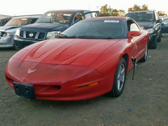 2G2FV22P1T2202242 - 1996 PONTIAC FIREBIRD F RED photo 2