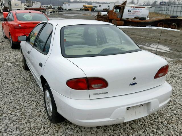 1G1JC524427292831 - 2002 CHEVROLET CAVALIER B WHITE photo 3