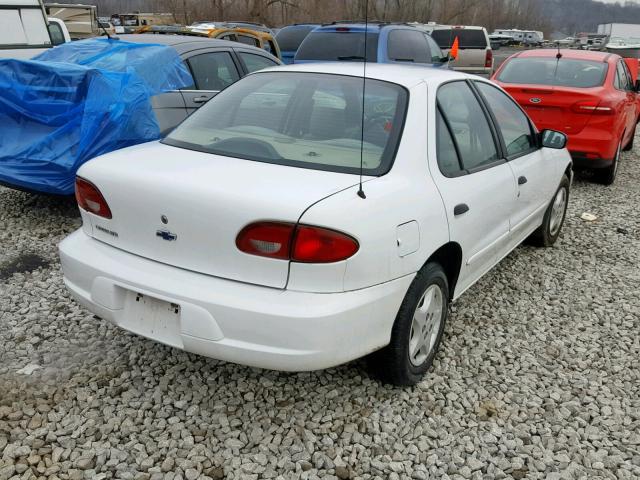 1G1JC524427292831 - 2002 CHEVROLET CAVALIER B WHITE photo 4