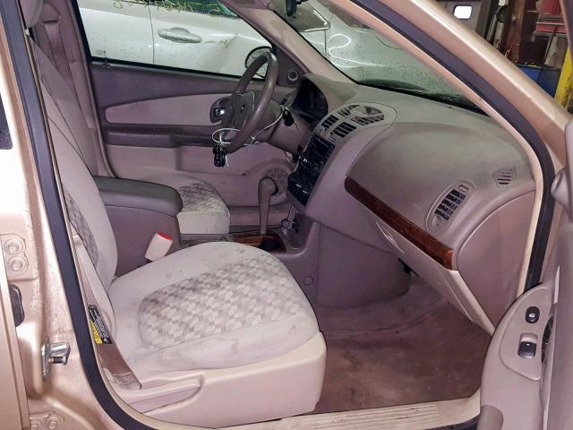 1G1ZT54835F287715 - 2005 CHEVROLET MALIBU LS GOLD photo 5