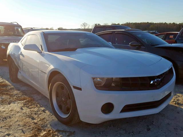 2G1FA1E33D9175346 - 2013 CHEVROLET CAMARO LS WHITE photo 1