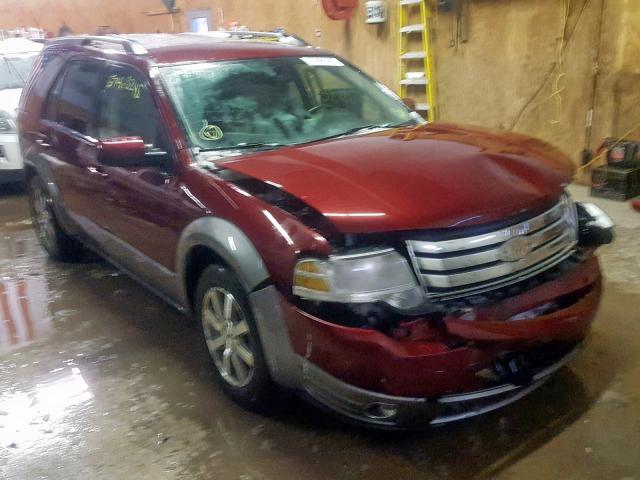 1FMDK05W88GA33738 - 2008 FORD TAURUS X S RED photo 1