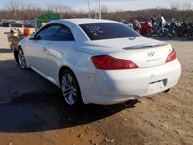 JNKCV66E99M724214 - 2009 INFINITI G37 BASE  photo 3