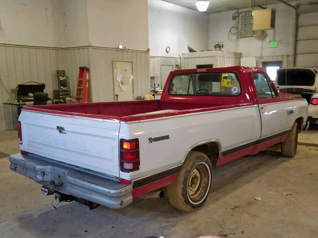 1B7GD14W2ES271810 - 1984 DODGE D-SERIES D RED photo 4