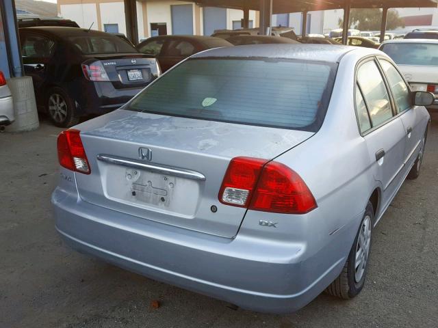 2HGES16193H532662 - 2003 HONDA CIVIC DX SILVER photo 4