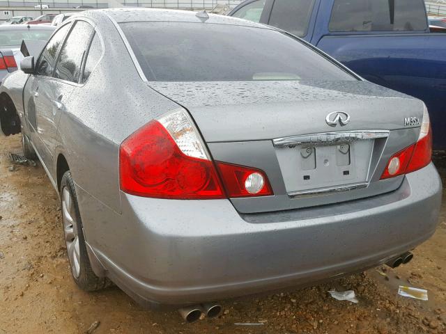 JNKAY01F76M263828 - 2006 INFINITI M35 BASE GRAY photo 3